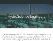 Tablet Screenshot of hydroscience.com